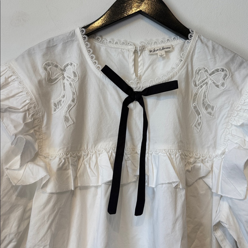 For love and lemons Blair mini dress size large - Picture 3 of 10